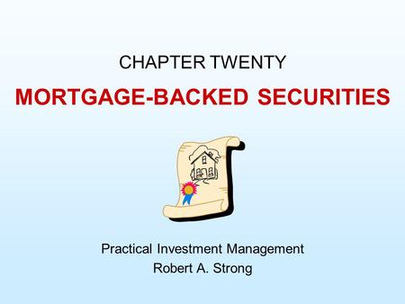 MORTGAGE-BACKED SECURITIES