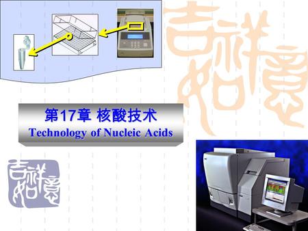 第 17 章 核酸技术 Technology of Nucleic Acids. 本章主要内容 DNA 重组技术 基因鉴定 核酸技术的应用.