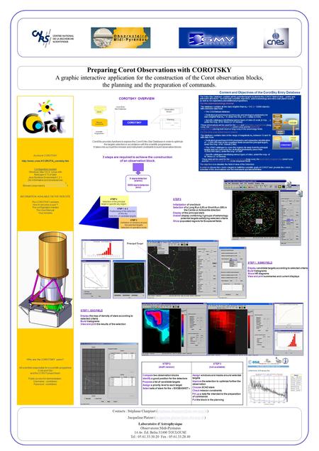 For the asteroseismology channel The database contains all the stars brighter than m V = 9.5 (~ 12000 objects) with extensive data from: The CDS/Simbad.