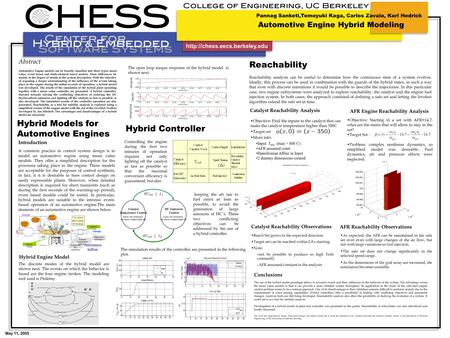 Hybrid Controller Reachability Reachability analysis can be useful to determine how the continuous state of a system evolves. Ideally, this process can.