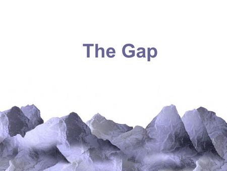 The Gap. Effect of Industrialization In the 18th century, China, India, Europe, and Japan were comparable in terms of economic development, standard of.