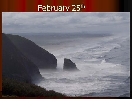 February 25 th. 1. Channel marketing is more critical now than ever because of a major power shift from a. Retailers to Manufacturers b. Wholesalers to.