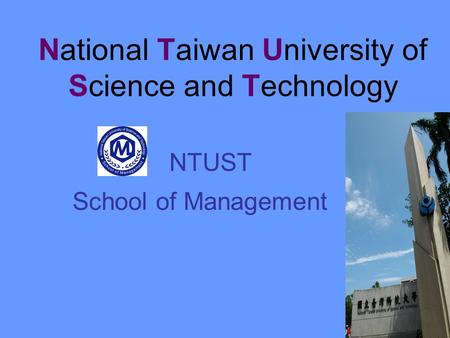 National Taiwan University of Science and Technology