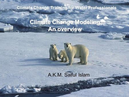 Climate Change Modeling: An overview