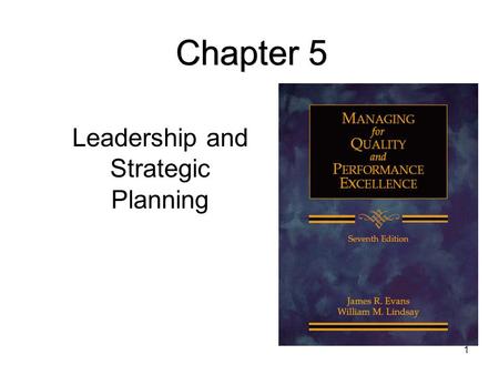 Leadership and Strategic Planning