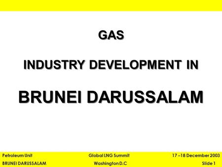 INDUSTRY DEVELOPMENT IN