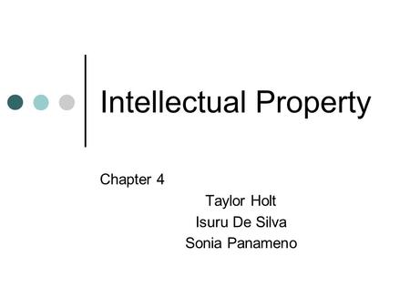 Intellectual Property