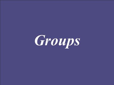 Groups. Jung tests –Introversion/Extroversion, Intuition/Sensing, Thinking/Feeling, and Judging/Percieving  ESTP, IITP etc Cattell Personality.