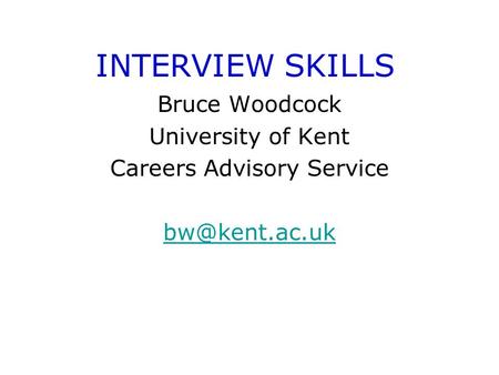 Careers Advisory Service