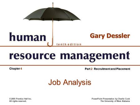 Job Analysis.