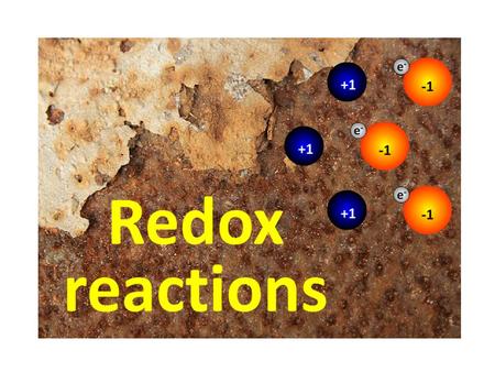 Transfer of electrons Oxidation state Rule number 1.