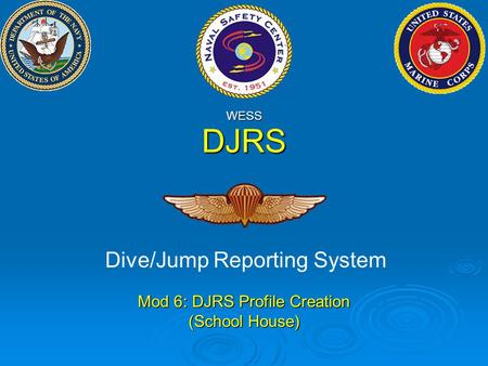 DJRS Dive/Jump Reporting System