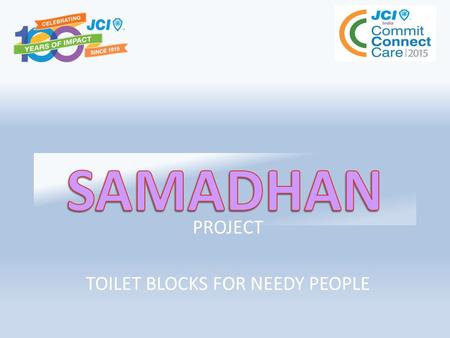 TOILET BLOCKS FOR NEEDY PEOPLE