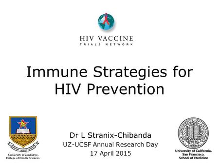 Immune Strategies for HIV Prevention