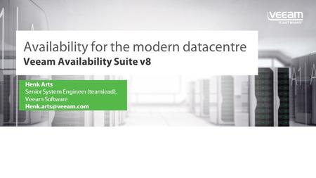 Veeam Availability Suite v8