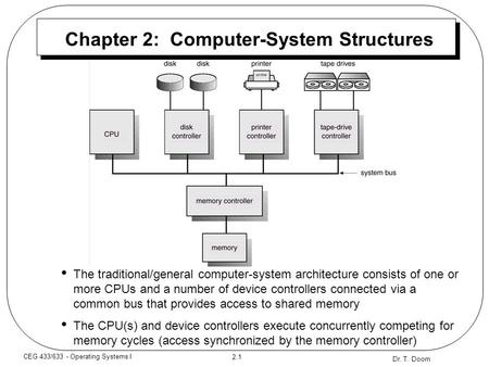 Chapter 2: Computer-System Structures