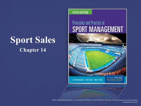 Sport Sales Chapter 14.