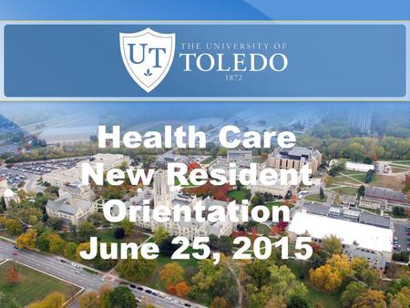 Health Care New Resident Orientation