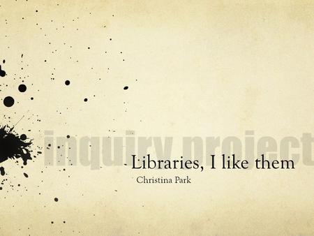 Libraries, I like them Christina Park. How does the CA high school library rank among international schools that we compete in APAC?