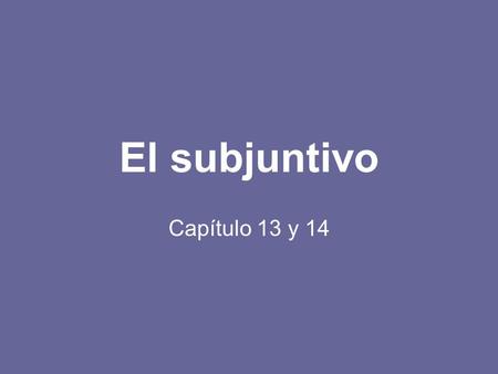 El subjuntivo Capítulo 13 y 14. Used to express emotional reactions: Alegrarse de Estar contento(a) Sorprender Extrañar Gustar Sentir Ser una lástima.