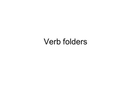 Verb folders. -AR HABLAR – to speak Yo hablo nosotros hablamos Tú hablasvosotros habláis Ustedustedes Él habla ellos hablan Ella ellas _____________________________.