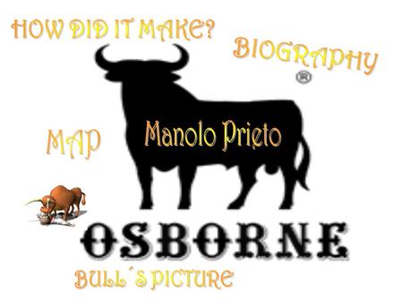 ( ( 1912 – 1991 ) ( Artist, painter, draftsmen ) He presents to Osborne his sketches of the bull in 1956, pushed back by be considering to be little.