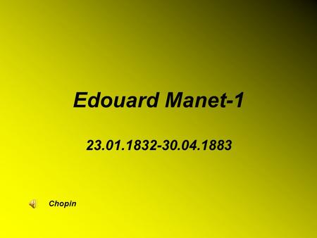 Edouard Manet-1 23.01.1832-30.04.1883 Chopin Oysters. 1862.