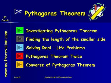 Compiled by Mr. Lafferty Maths Dept.