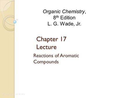 Reactions of Aromatic Compounds