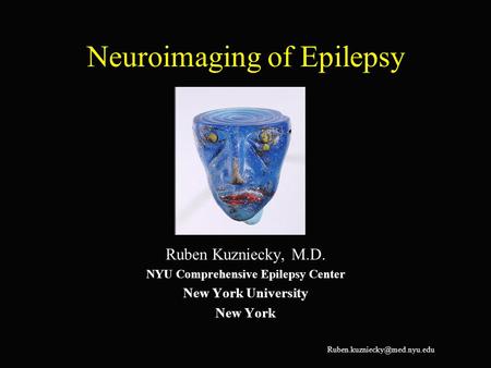 Neuroimaging of Epilepsy