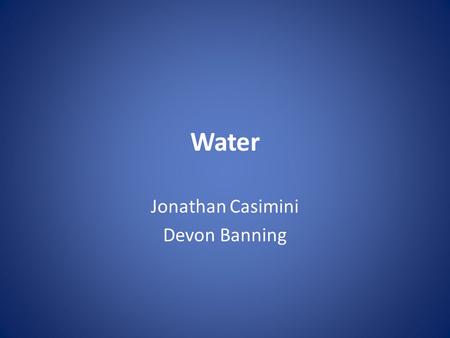 Water Jonathan Casimini Devon Banning. Where Our Drinking Water Comes From In Naples The Water in Naples comes from groundwater pumped through three well.