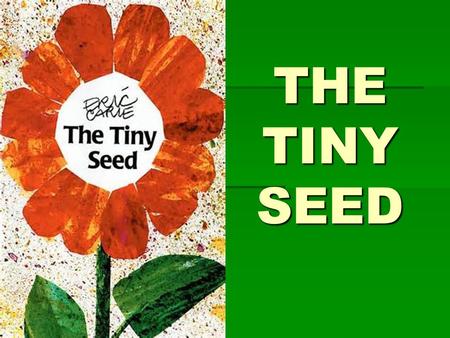 THE TINY SEED.