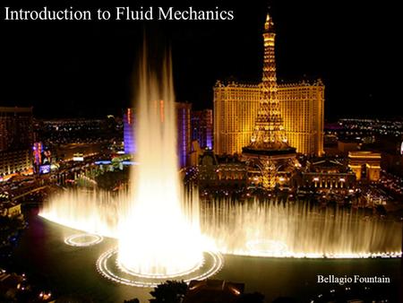 Introduction to Fluid Mechanics