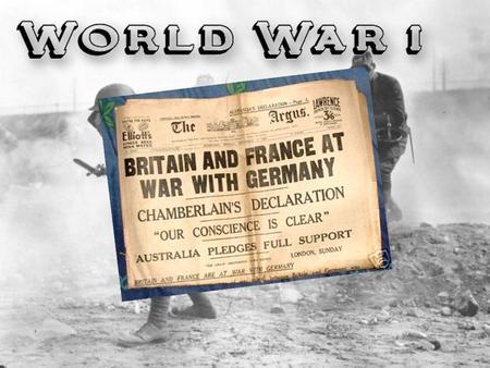 Australia became involved in World War 1 for three main reasons. Australia is a country of its own, they still had a mother country, Britain. So Australia.