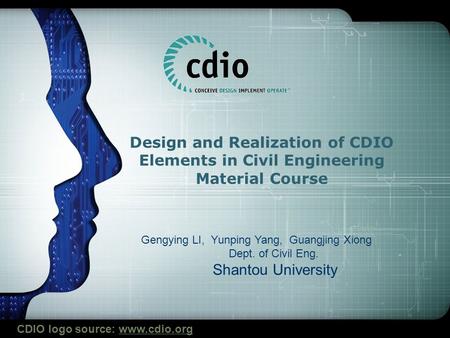 Gengying LI,  Yunping Yang,  Guangjing Xiong Dept. of Civil Eng.