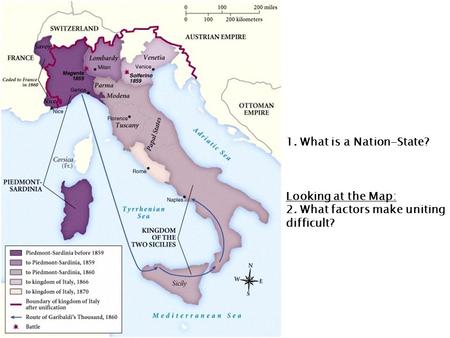 1. What is a Nation-State? Looking at the Map: