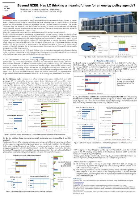 2.2 The NZEB case study – Consists of an office building built in Lisbon (2006), which is an NZEB prototype [7]. It successfully combines passive design.