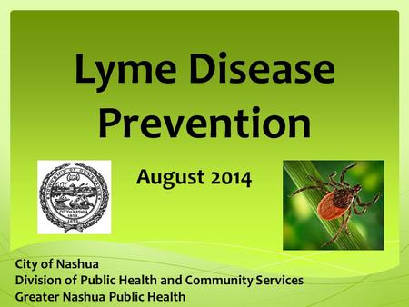 Lyme Disease Prevention