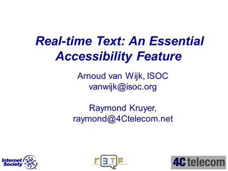 Real-time Text: An Essential Accessibility Feature