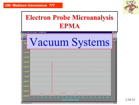 Electron Probe Microanalysis EPMA