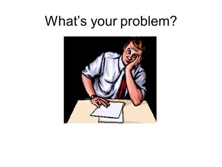 What’s your problem?. Which infrastructure project do you feel least comfortable about… ? Cloudiest scope ?