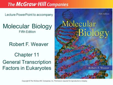 Molecular Biology Fifth Edition