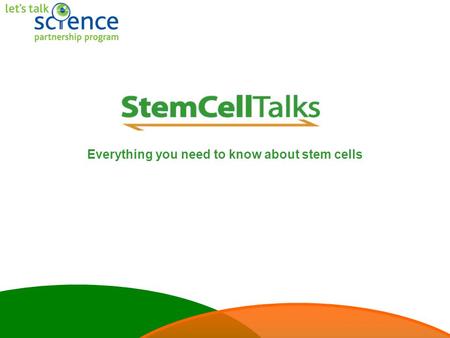 Everything you need to know about stem cells. Stem cells are big news in medicine right now Not a day goes by when there aren't articles or something.