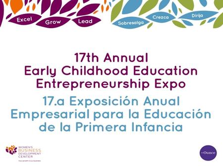 Early Childhood Education Entrepreneurship Expo (ECE3)