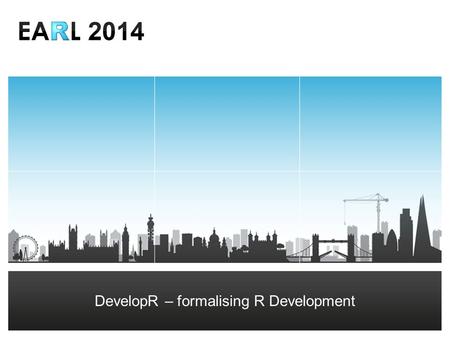 Andy Nicholls – Head of Consultancy DevelopR – formalising R Development.