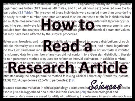 Click to highlight each section of the article one by one Read the section, then click once to view the description of it If you want to read it, you.