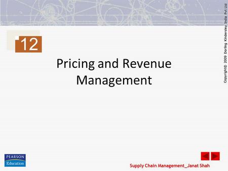 Supply Chain Management_Janat Shah Copyright© 2009 Dorling Kindersley India Pvt Ltd Supply Chain Management_Janat Shah Copyright© 2009 Dorling Kindersley.