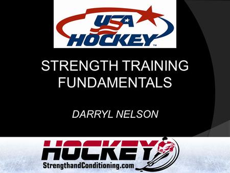 STRENGTH TRAINING FUNDAMENTALS