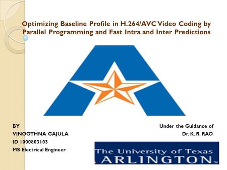 Optimizing Baseline Profile in H