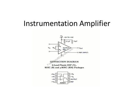 Instrumentation Amplifier